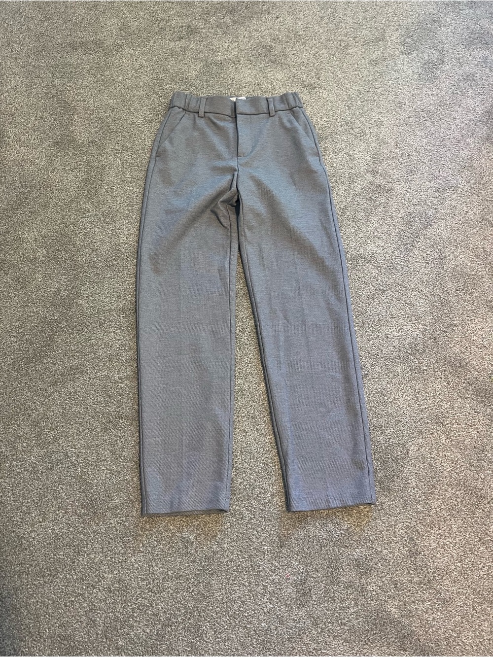 Zara Boys Light Gray Comfort fit Trouser Pants